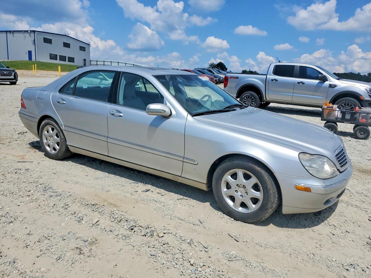 2000 Mercedes-benz S 430 Silver vin: WDBNG70JXYA116314