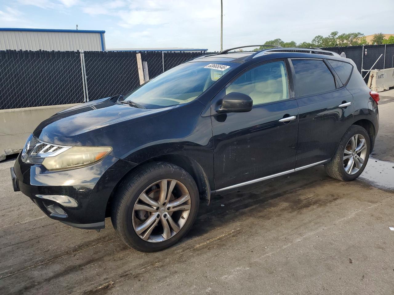 2012 Nissan Murano S Черный vin: JN8AZ1MW1CW227377