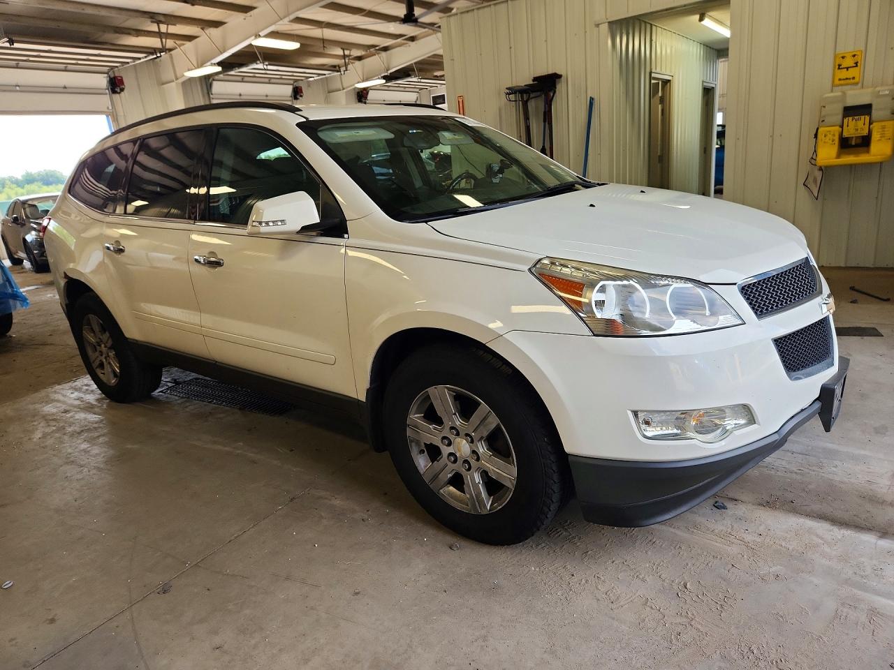 2012 Chevrolet Traverse Lt White vin: 1GNKVGEDXCJ191219