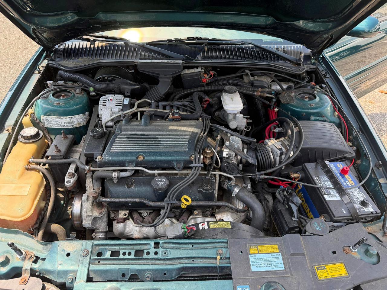1996 Pontiac Grand Am Gt Green vin: 1G2NW12M1TC832982