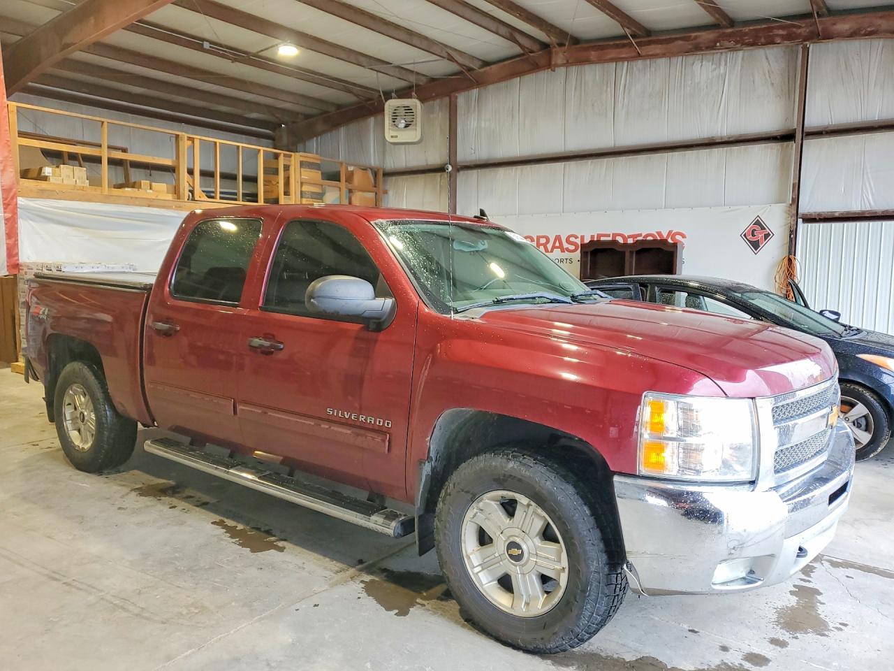 2013 Chevrolet Silverado K1500 Lt Maroon vin: 3GCPKSE75DG352714