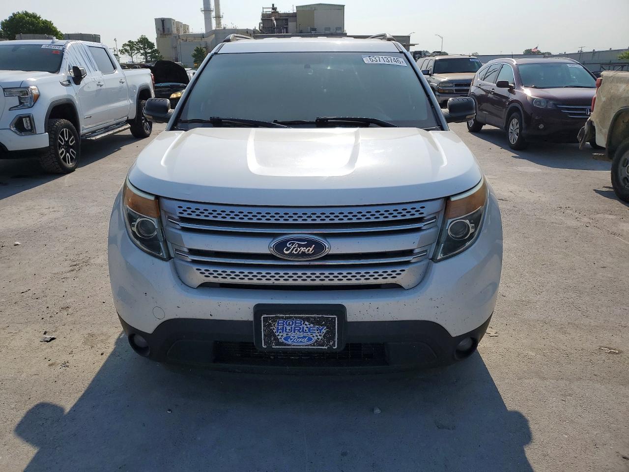 2012 Ford Explorer Xlt White vin: 1FMHK8D89CGA08682
