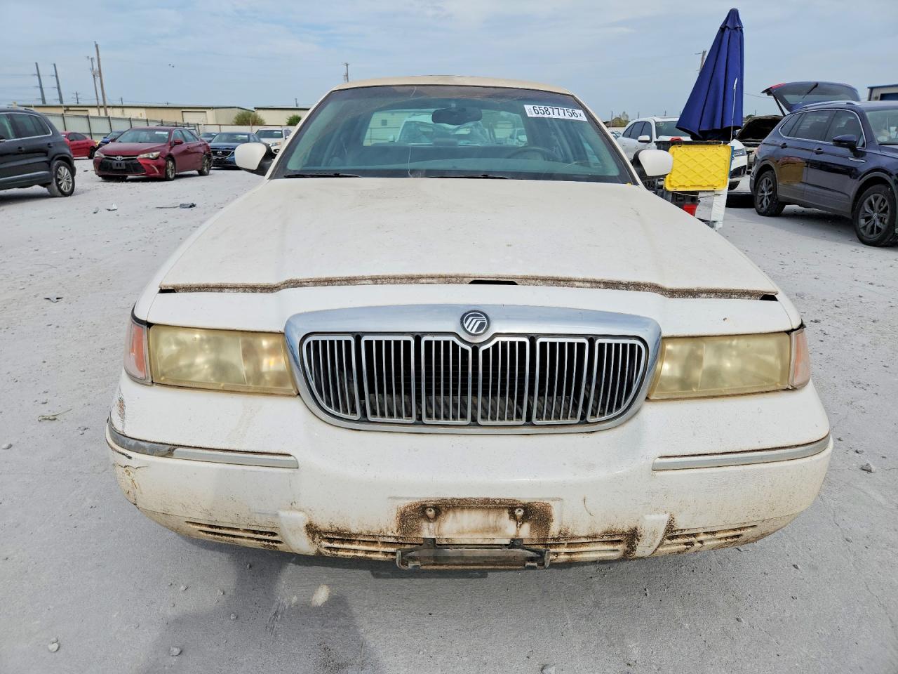2001 Mercury Grand Marquis Ls White vin: 2MEFM75W41X620999