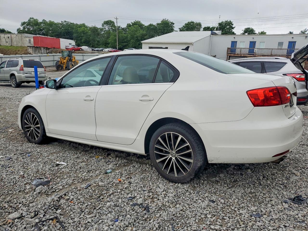 2012 Volkswagen Jetta Sel White vin: 3VWLX7AJ8CM376646