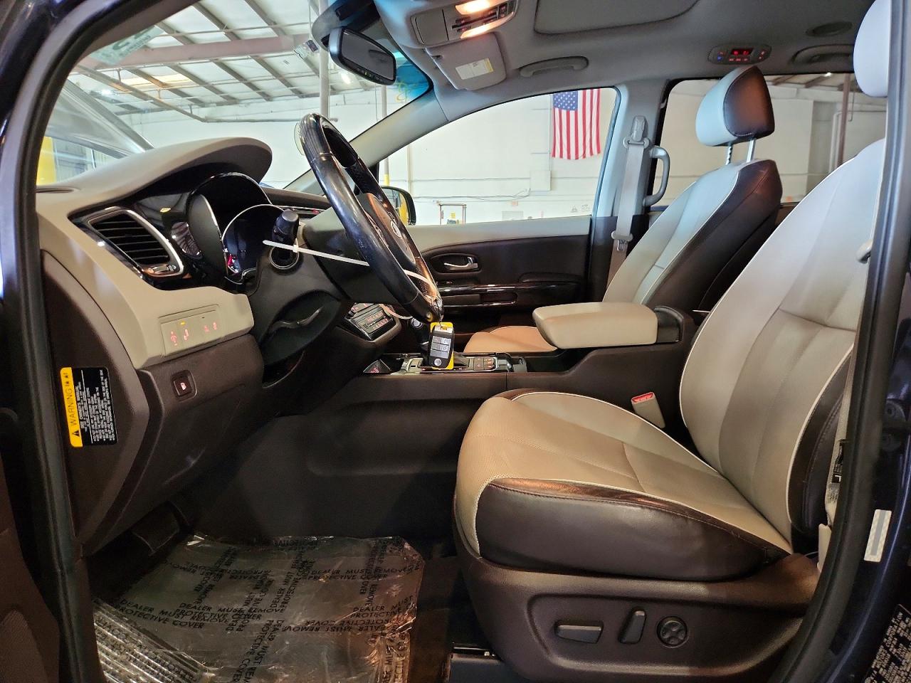 2015 Kia Sedona Sxl Blue vin: KNDME5C1XF6033212
