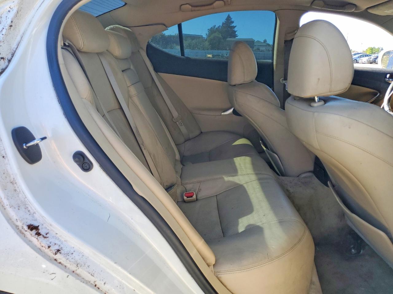 2007 Lexus Is 250 White vin: JTHBK262272030993