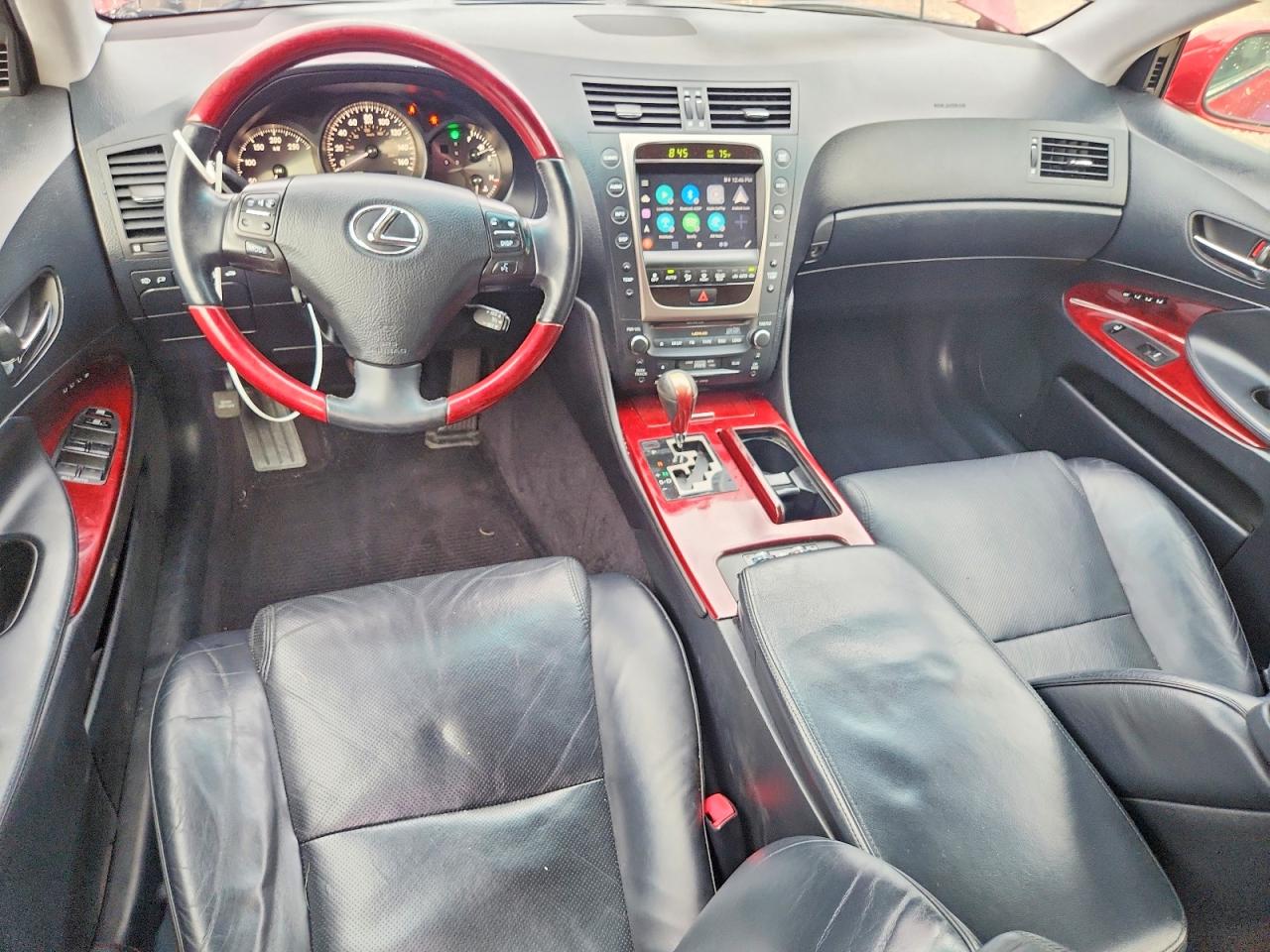2007 Lexus Gs 450h Red vin: JTHBC96S375006707