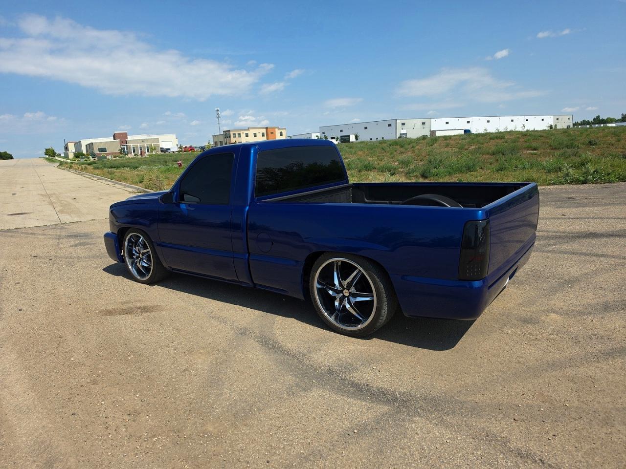 2007 Chevrolet Silverado C1500 Classic Синий vin: 3GCEC14X37G185693
