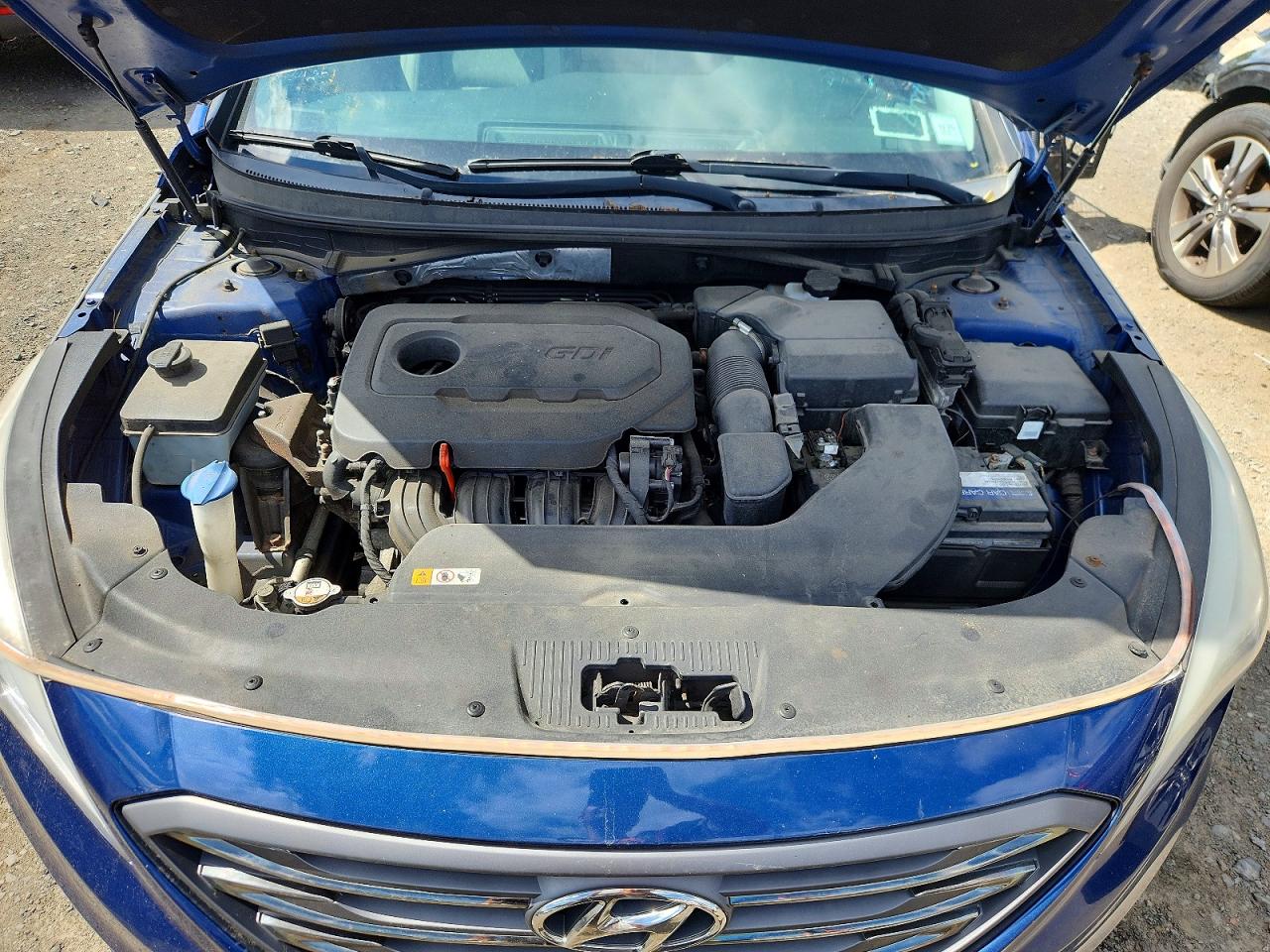 2015 Hyundai Sonata Sport Blue vin: 5NPE34AF2FH136195