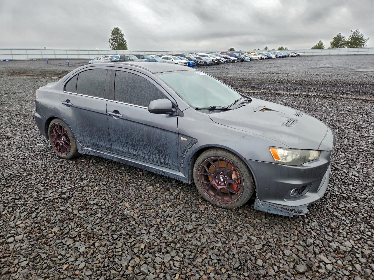 2008 Mitsubishi Lancer Evolution Mr Серый vin: JA3AW56V18U051495