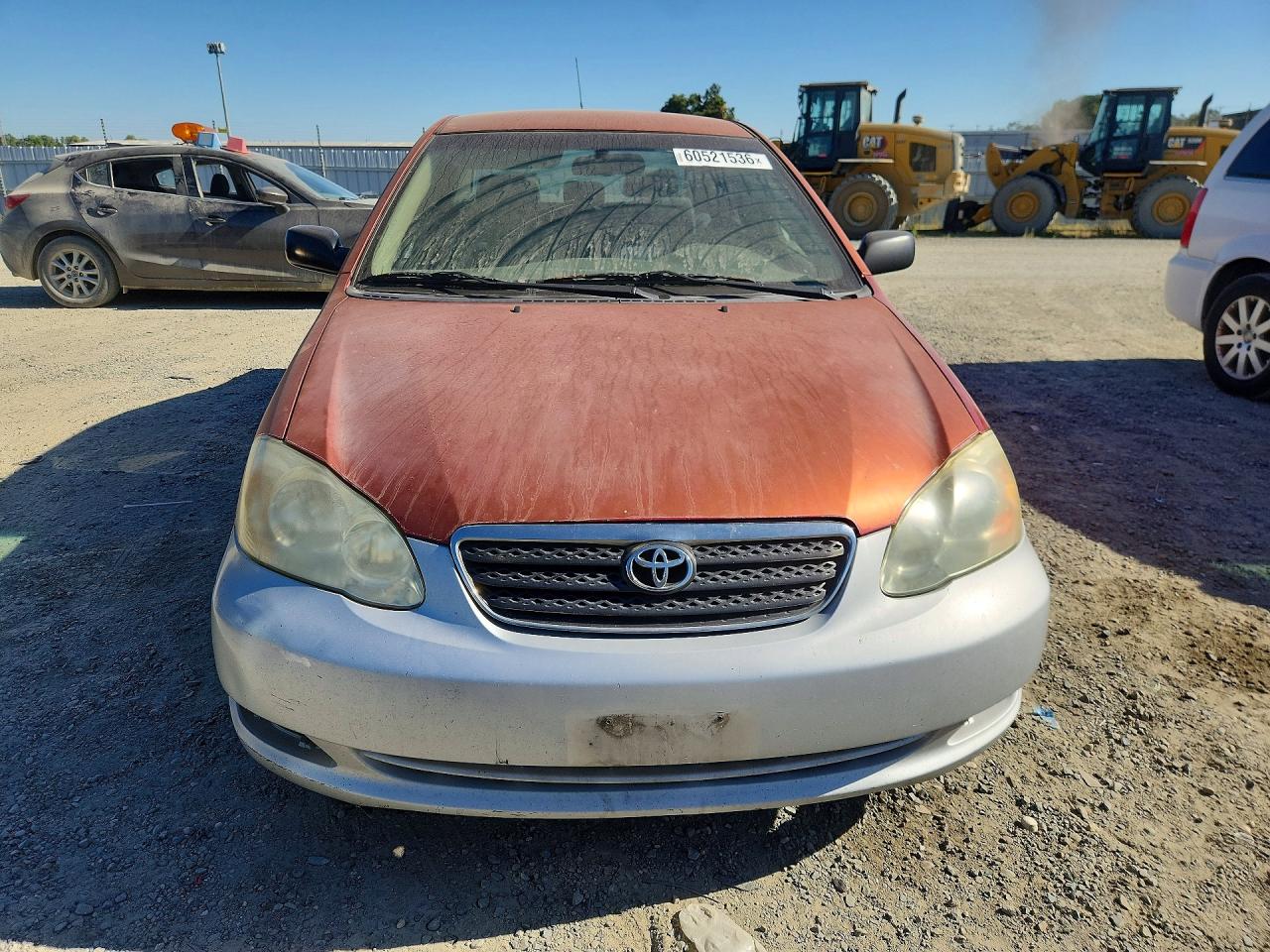 2005 Toyota Corolla Ce Red vin: JTDBR32E850053948