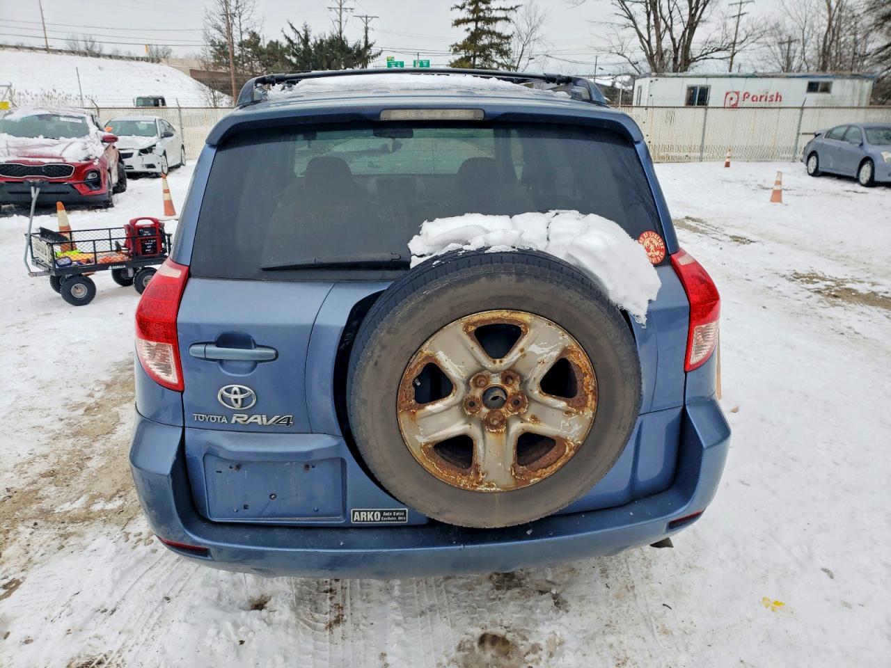 2008 Toyota Rav4 Blue vin: JTMZD33V086073012