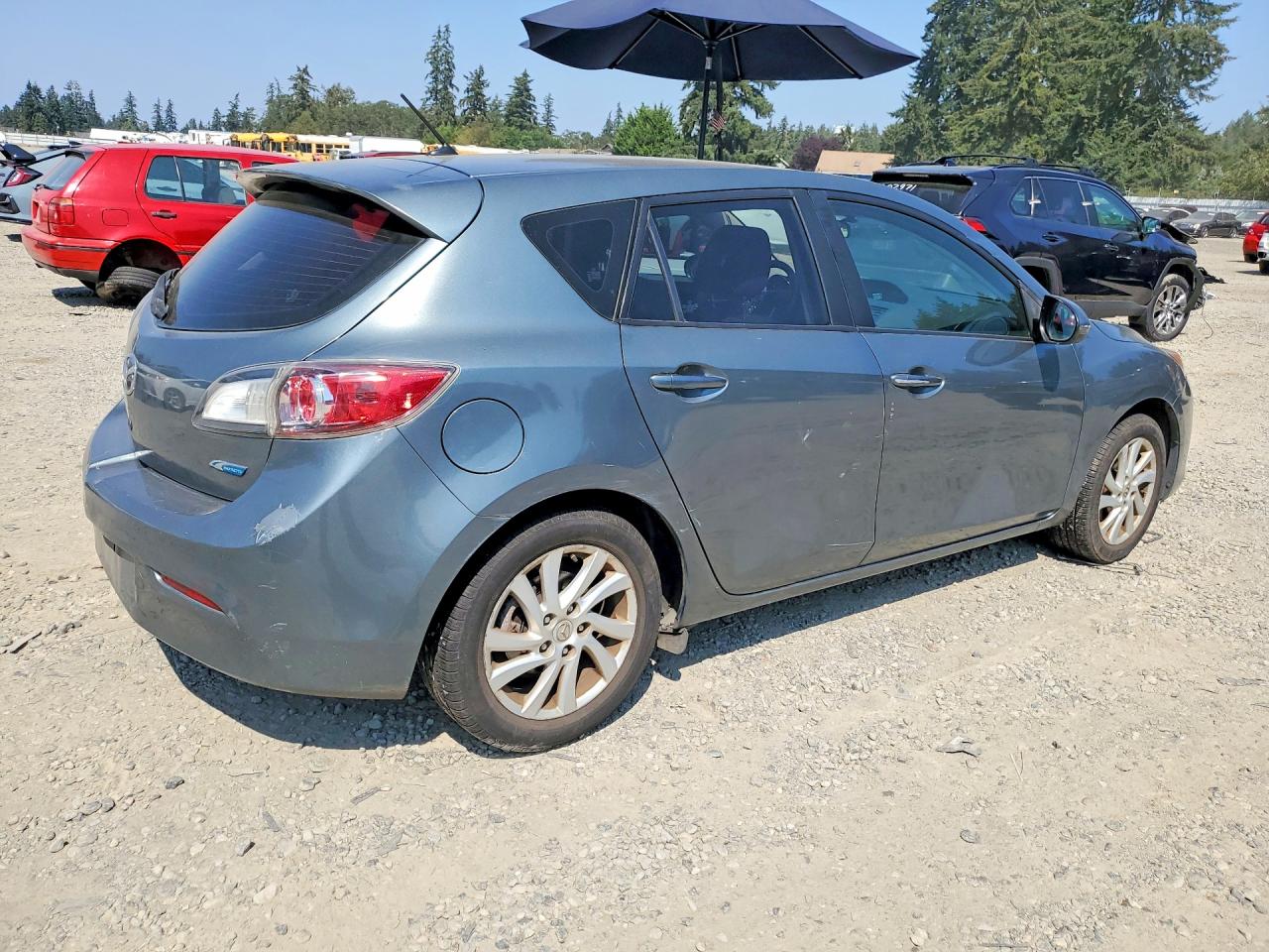 2012 Mazda 3 I Синий vin: JM1BL1L70C1623423