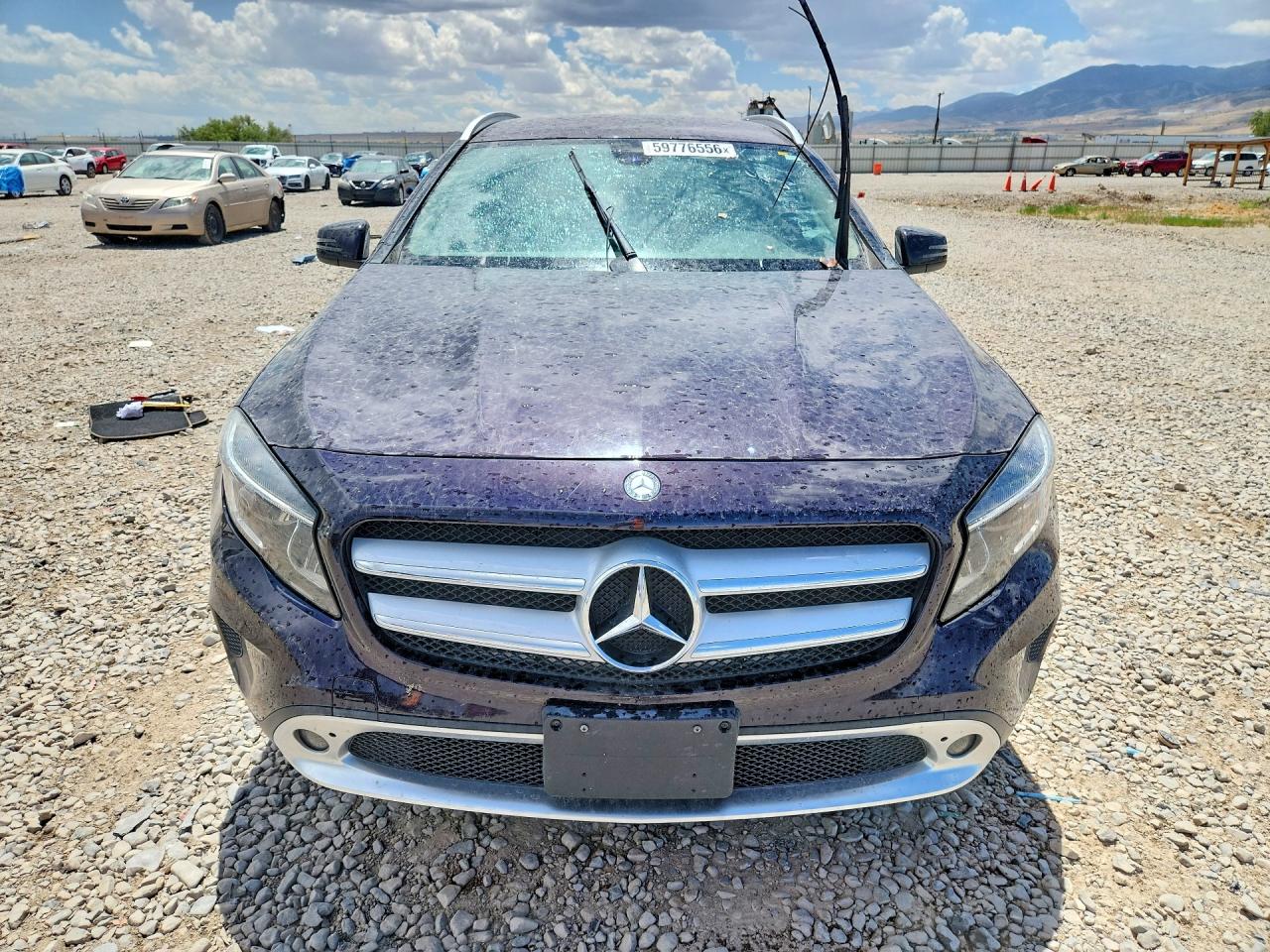 2015 Mercedes-benz Gla 250 4matic Purple vin: WDCTG4GB4FJ040604
