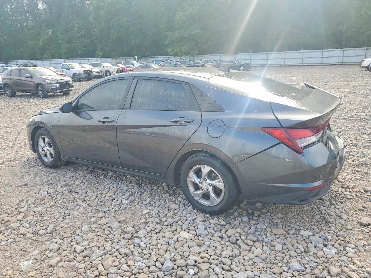 2021 Hyundai Elantra Se Gray vin: 5NPLL4AG3MH017908