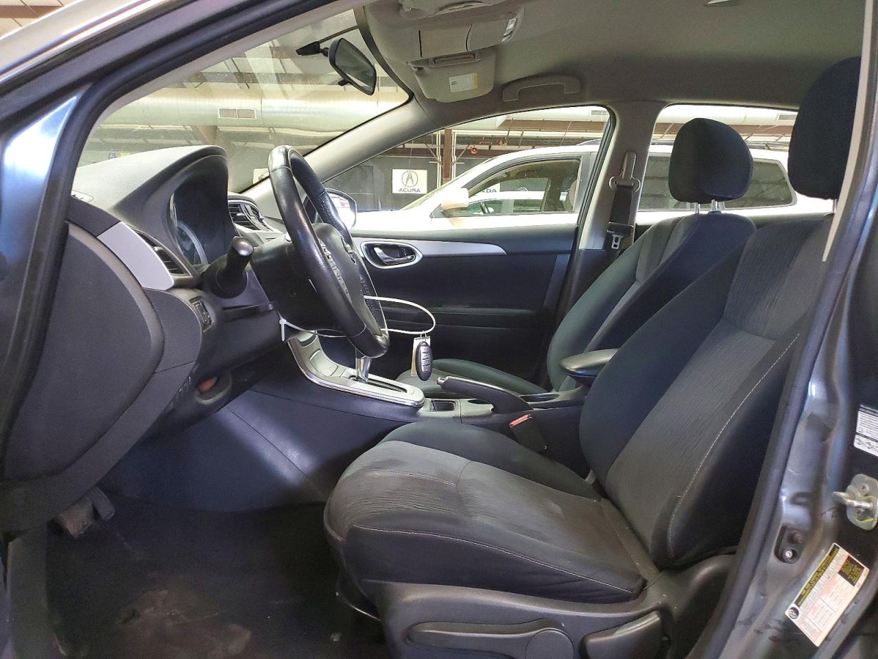 2015 Nissan Sentra Sv Gray vin: 3N1AB7AP1FL695705