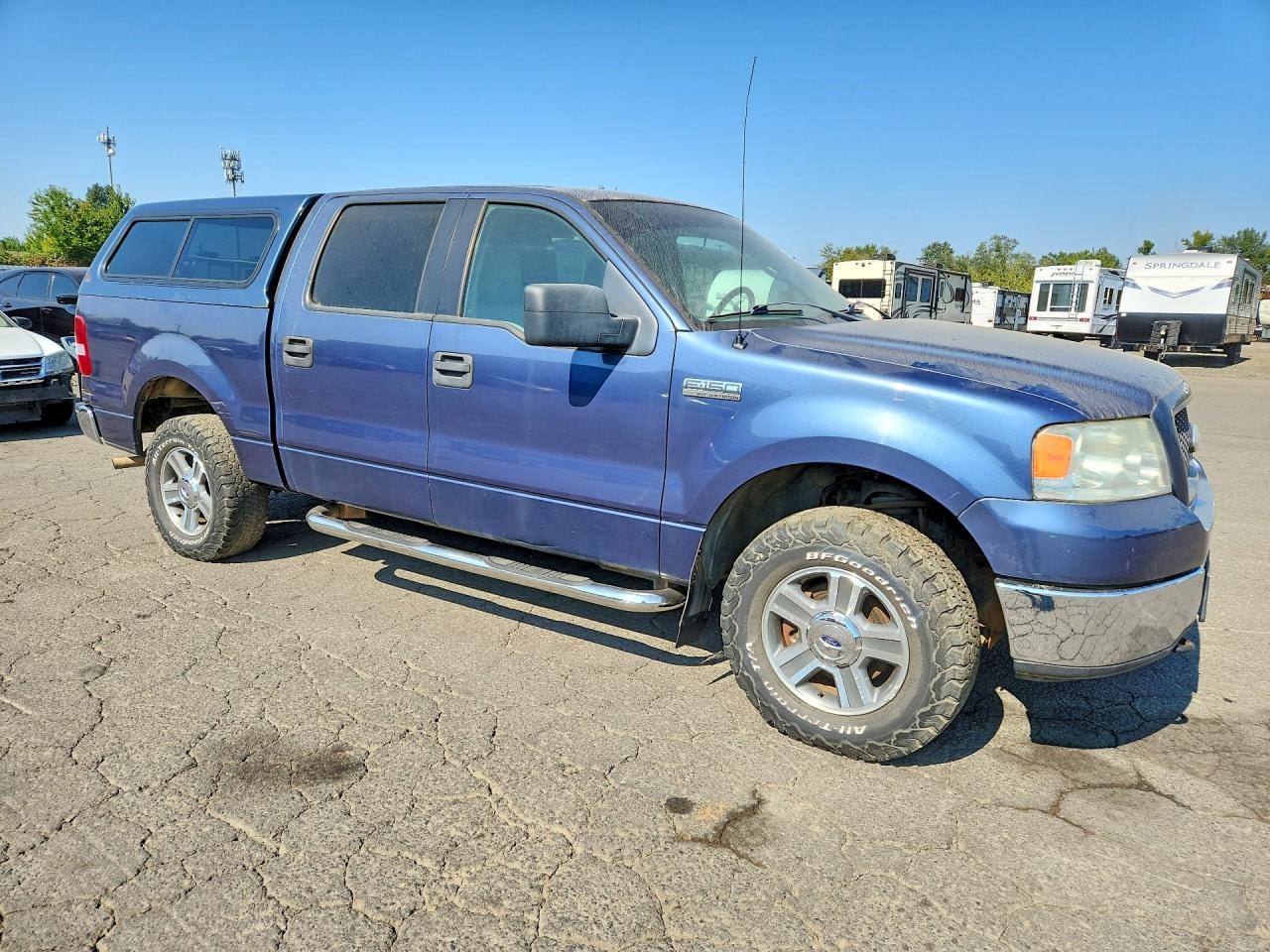 2006 Ford F150 Supercrew Blue vin: 1FTPW14V66KD67779