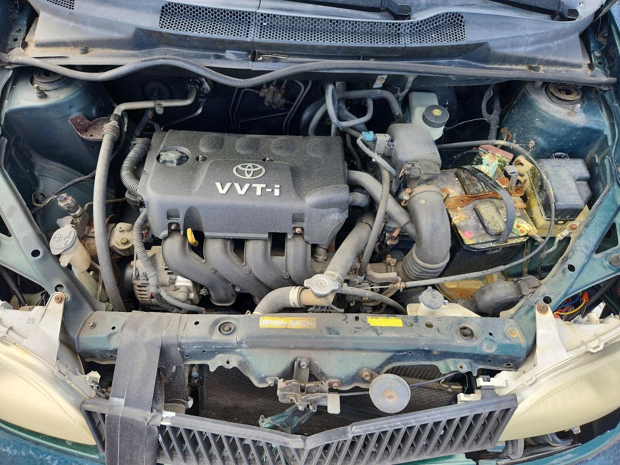 2001 Toyota Echo Base Green vin: JTDAT123510189965