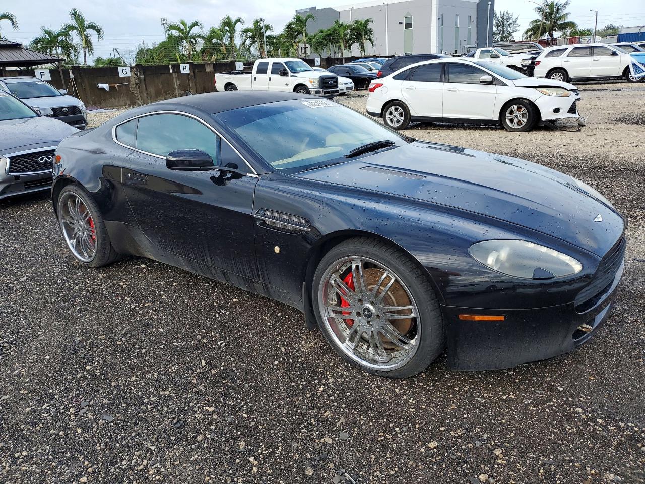 2007 Aston Martin V8 Vantage Черный vin: SCFBB03B97GC03717