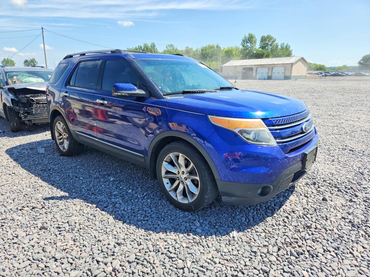2013 Ford Explorer Limited Blue vin: 1FM5K7F98DGB82781