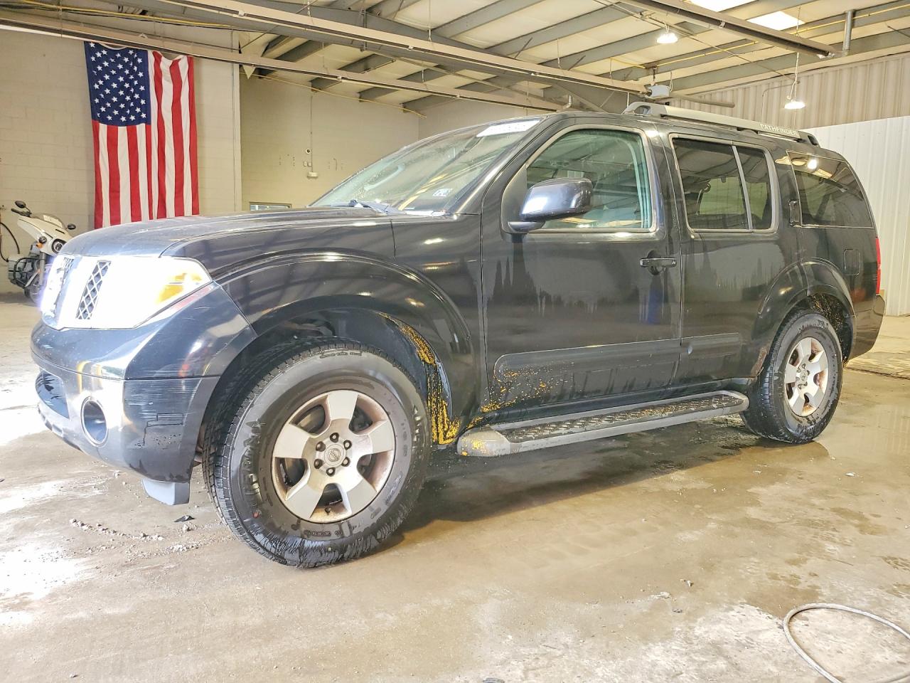 2006 Nissan Pathfinder S Black vin: 5N1AR18W56C619625