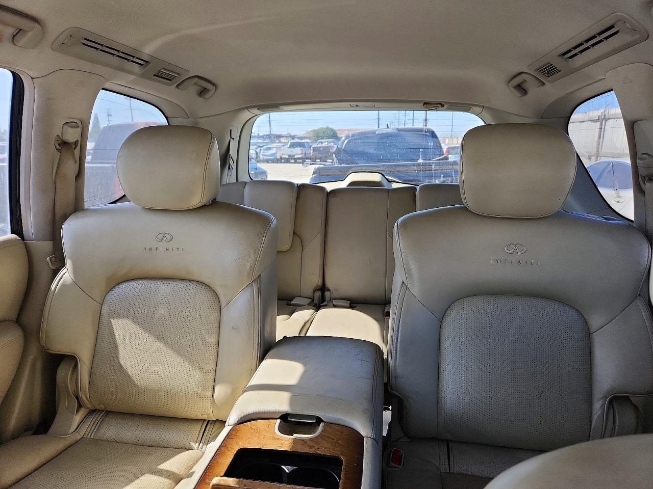 2011 Infiniti Qx56 Base White vin: JN8AZ2NF8B9501918