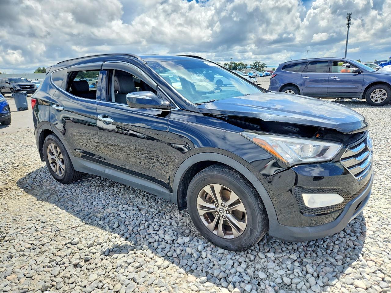 2013 Hyundai Santa Fe Sport 2.4l Black vin: 5XYZU3LB4DG115033