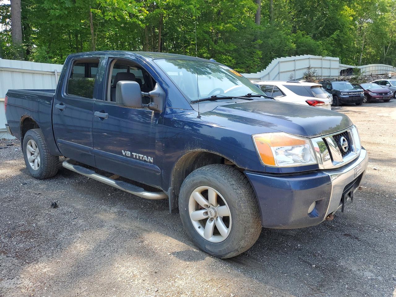 2011 Nissan Titan Sv Blue vin: 1N6AA0EC2BN303224