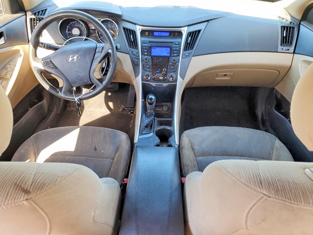 2012 Hyundai Sonata Gls White vin: 5NPEB4AC6CH498762