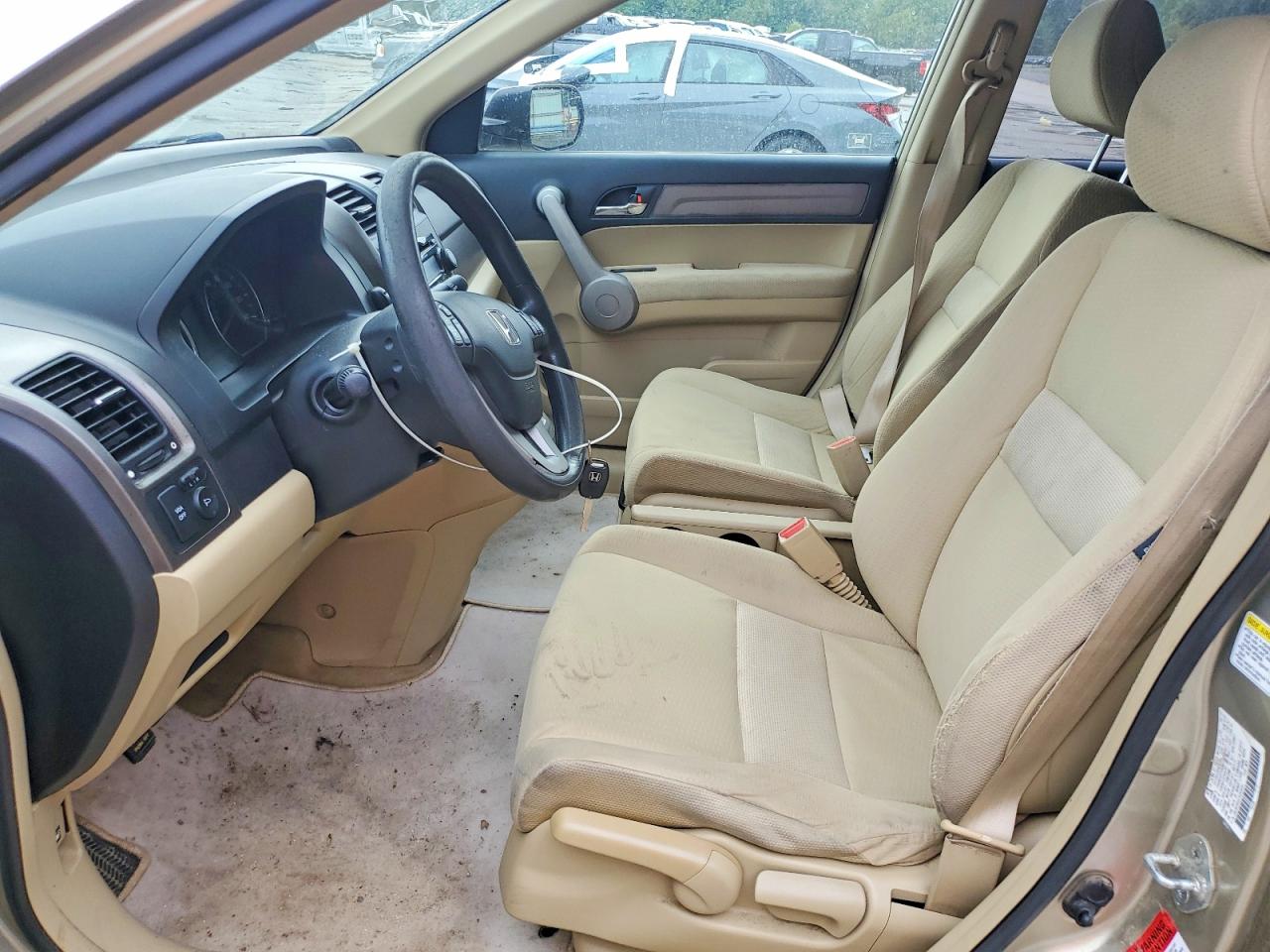 2007 Honda Cr-v Ex Бежевый vin: JHLRE485X7C068852