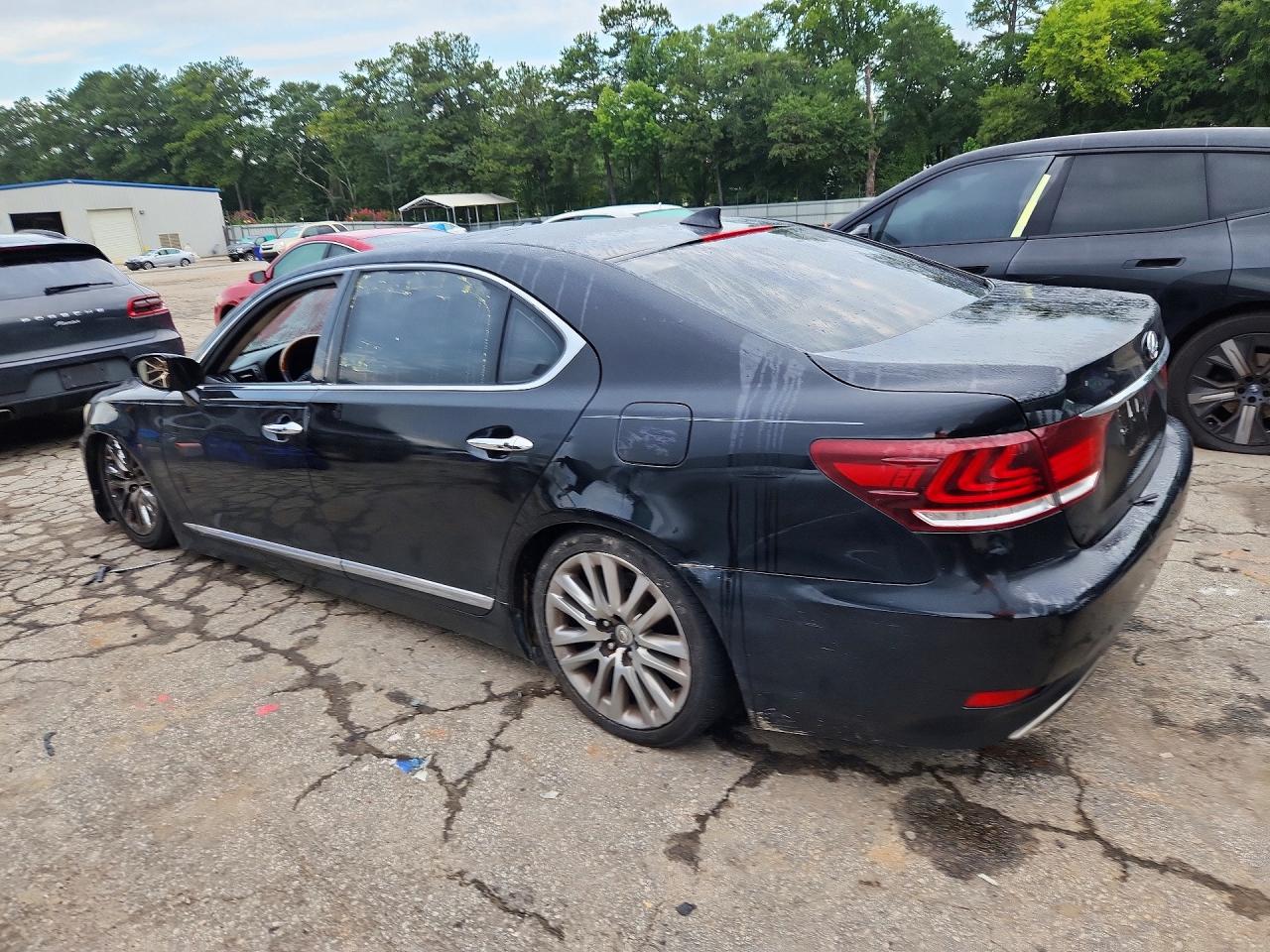 2014 Lexus Ls 460l Black vin: JTHGL1EF3E5053065