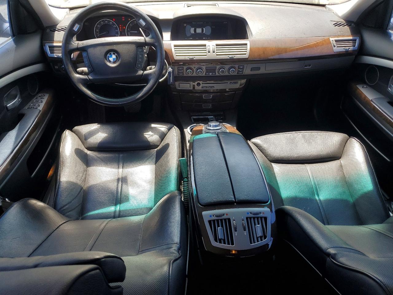 2007 Bmw 750 I Черный vin: WBAHL83547DT10653