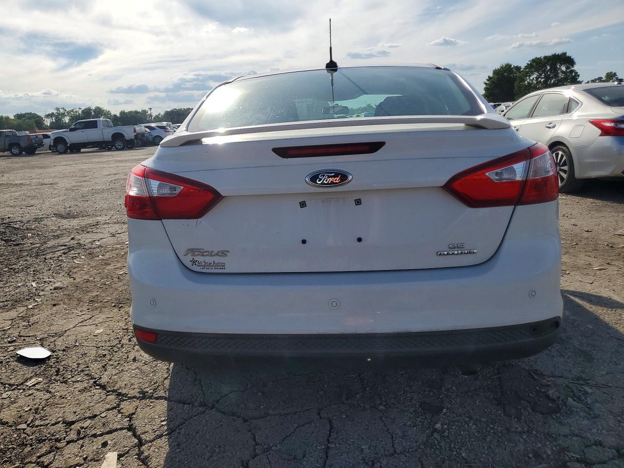 2013 Ford Focus Se White vin: 1FADP3F25DL287255