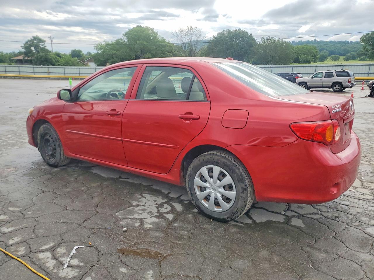 2010 Toyota Corolla Le Red vin: 1NXBU4EE9AZ225225