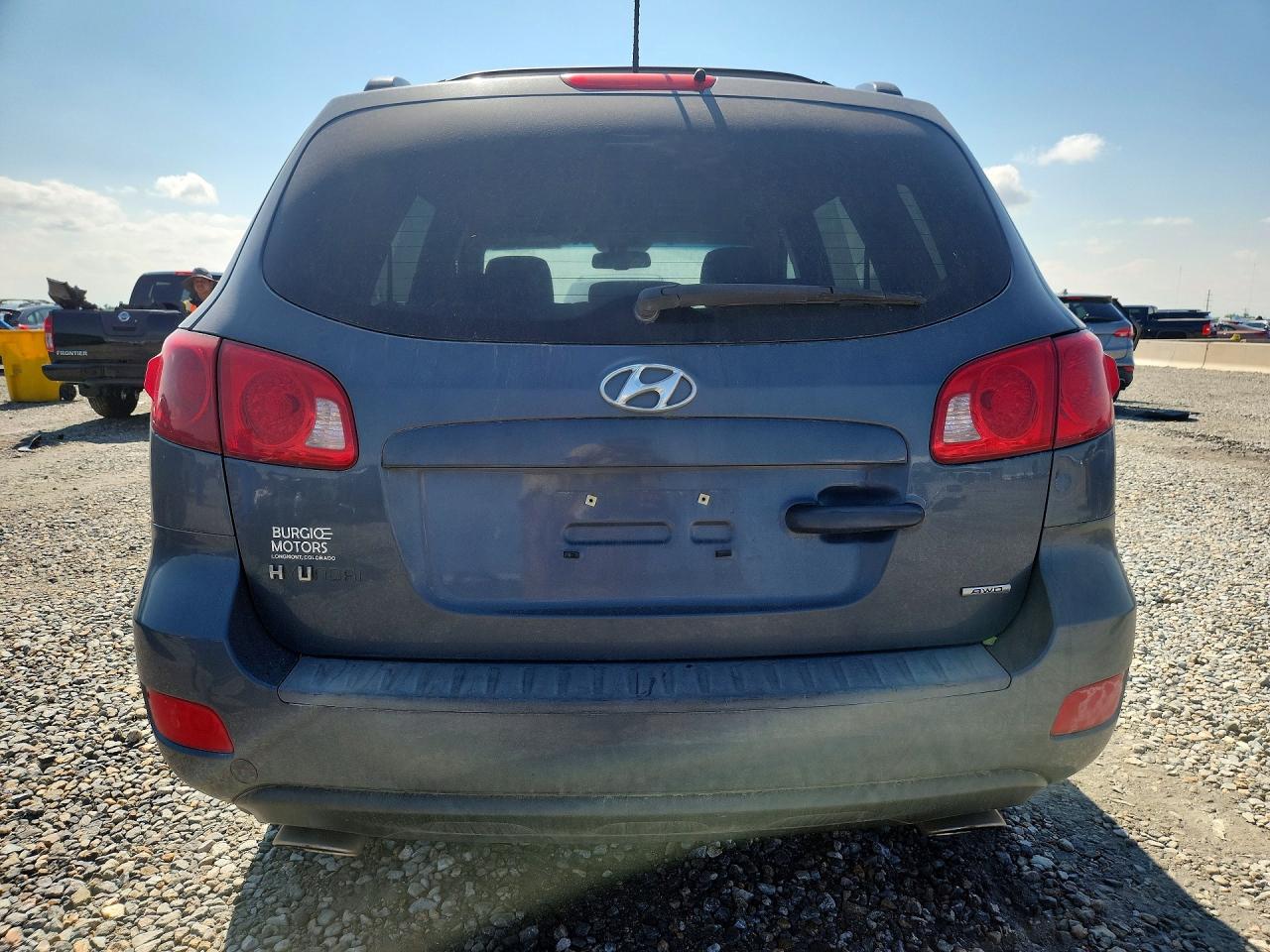 2007 Hyundai Santa Fe Se Blue vin: 5NMSH73E67H060604