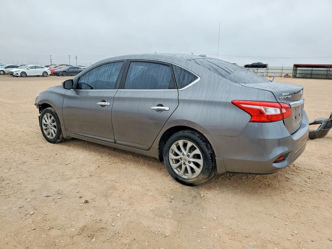 2019 Nissan Sentra Sv Gray vin: 3N1AB7AP3KY388078