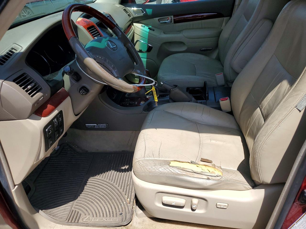 2008 Lexus Gx 470 Red vin: JTJBT20X180160065