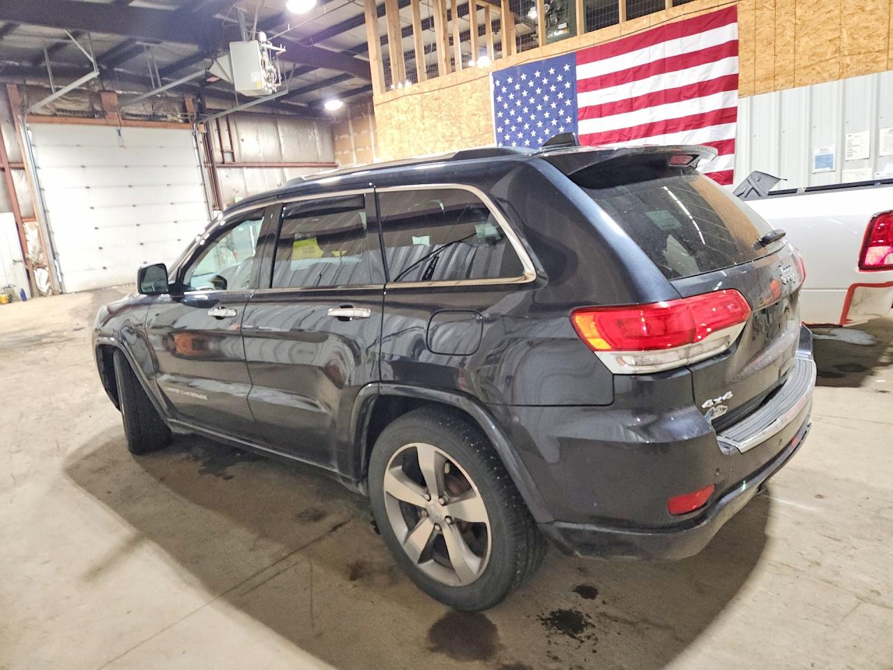2014 Jeep Grand Cherokee Overland Black vin: 1C4RJFCG4EC386542