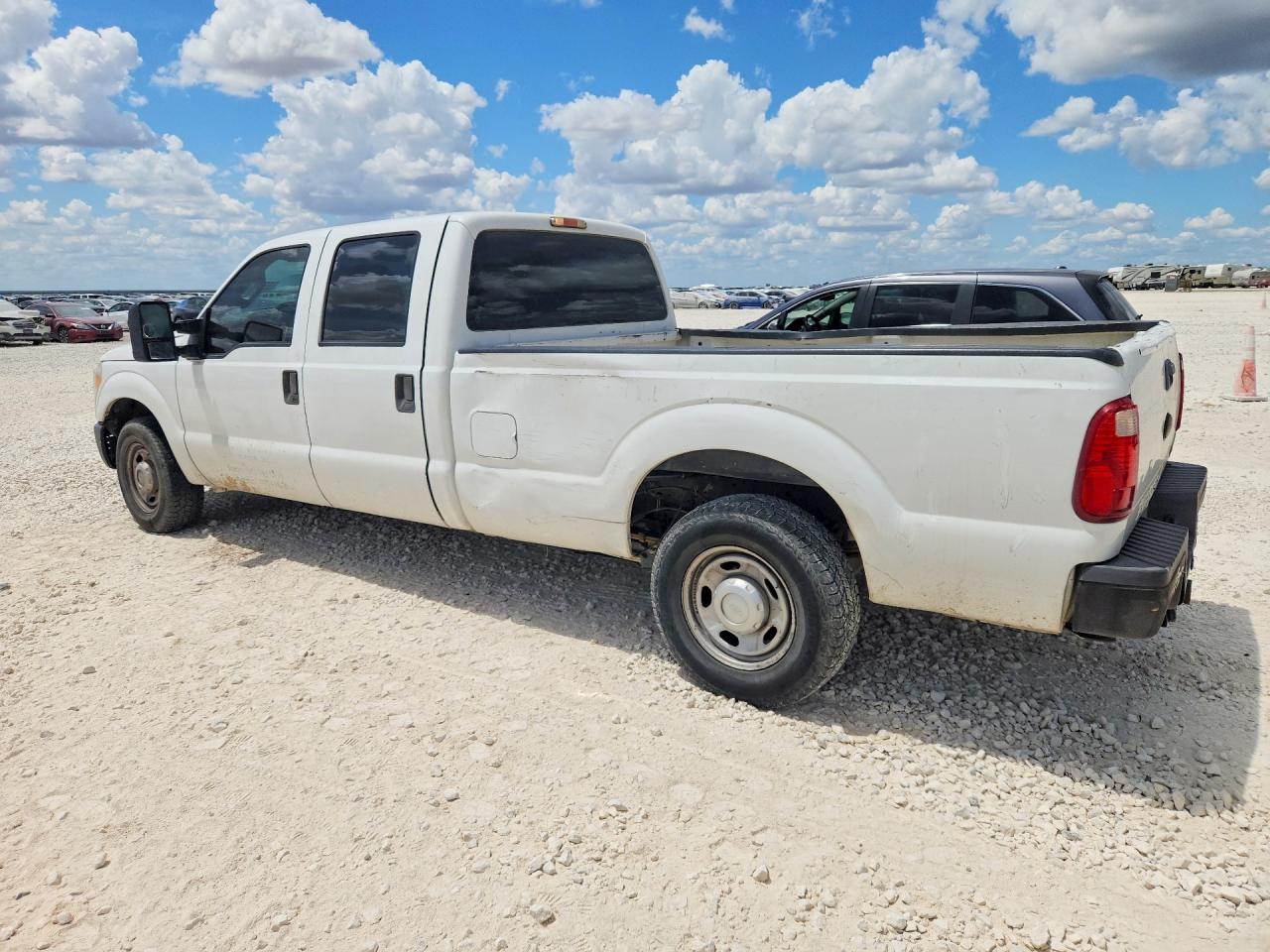 2011 Ford F250 Super Duty White vin: 1FT7W2A67BEC61787