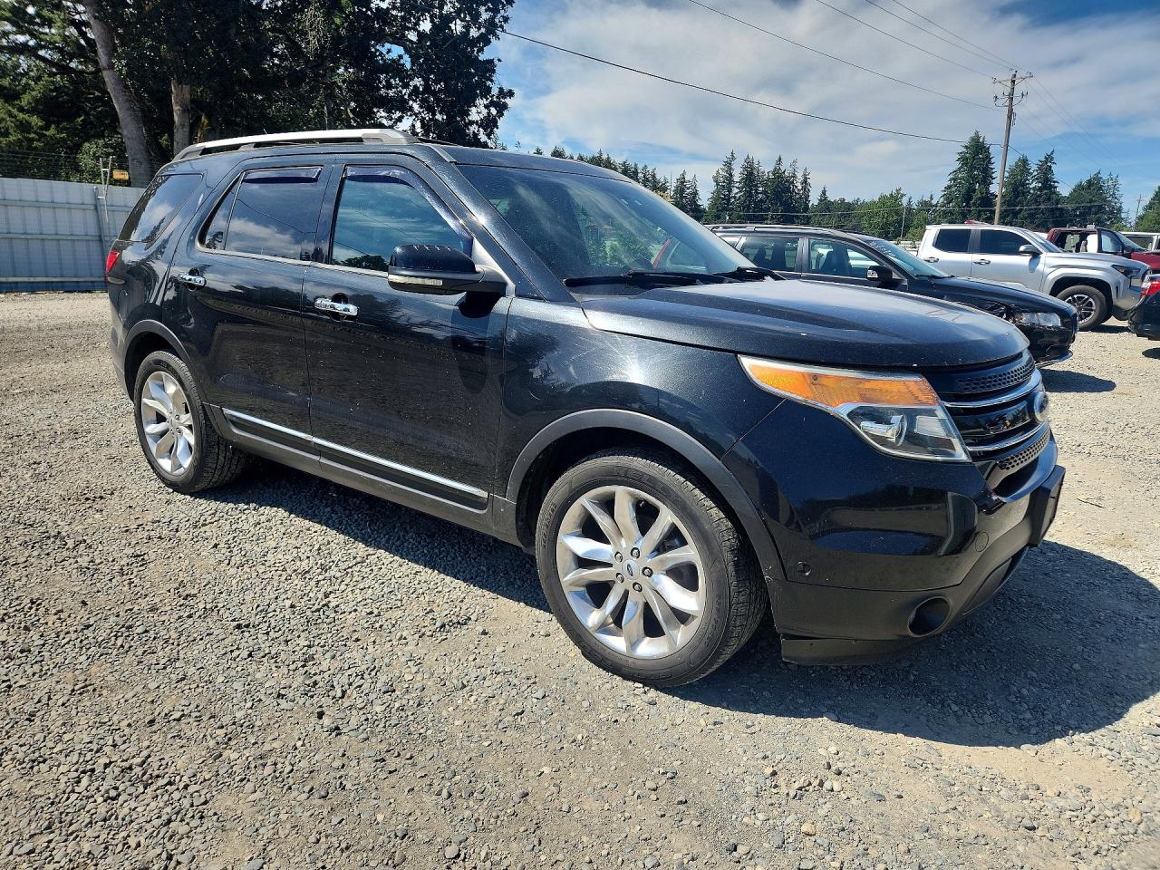 2012 Ford Explorer Limited Black vin: 1FMHK8F83CGA68535