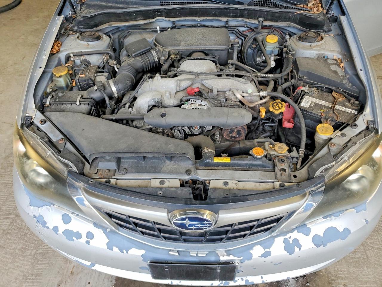 2009 Subaru Impreza 2.5i Silver vin: JF1GE61639H506027