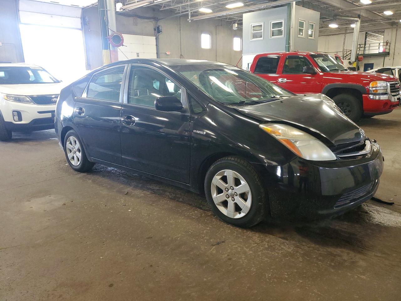 2007 Toyota Prius Base Black vin: JTDKB20U677658408