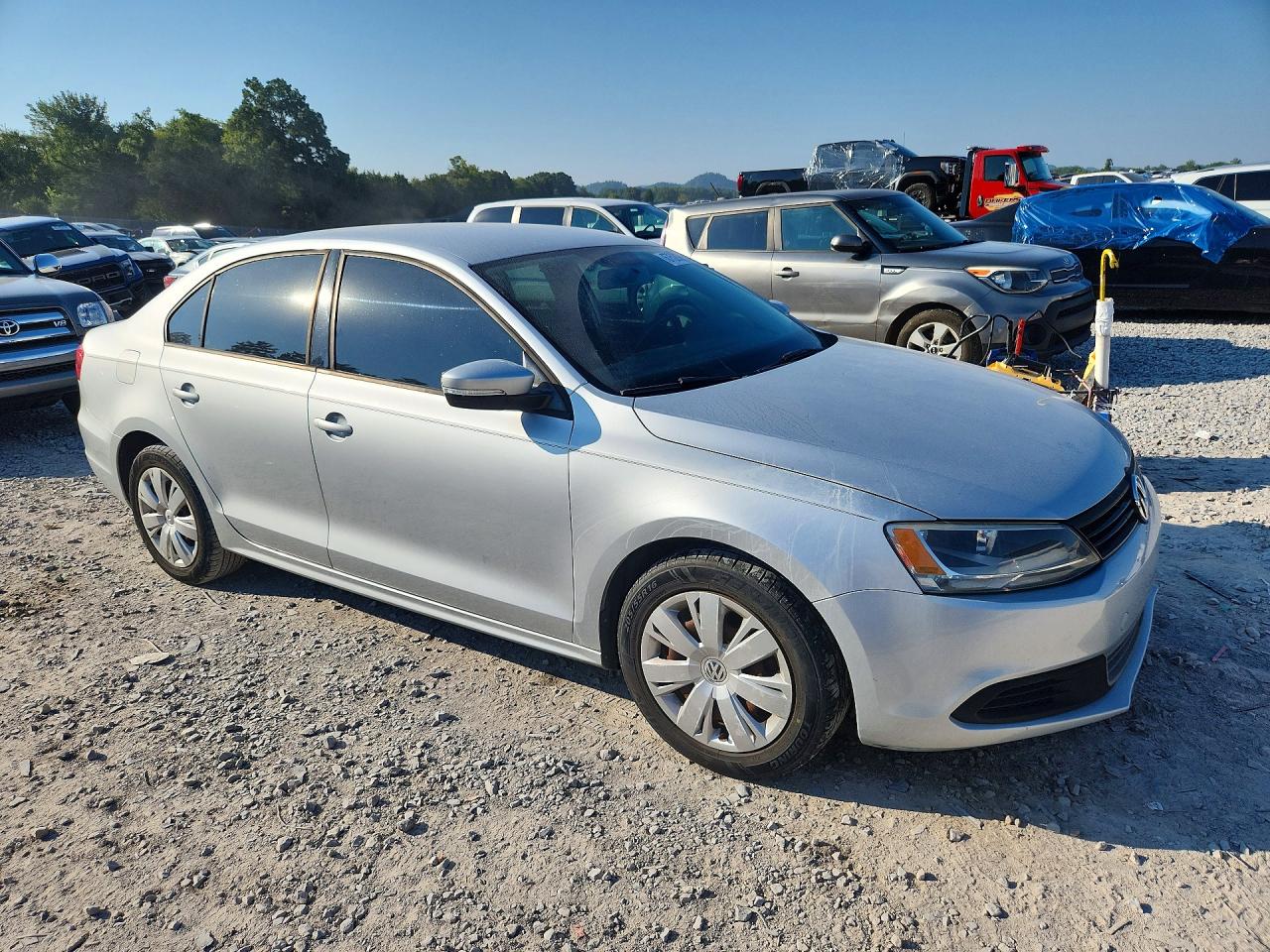 2012 Volkswagen Jetta Se Silver vin: 3VWDP7AJ3CM128857