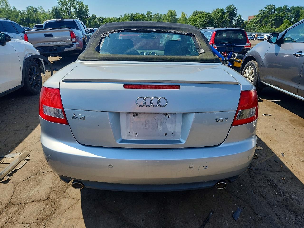 2006 Audi A4 1.8 Cabriolet Silver vin: WAUAC48H16K010723