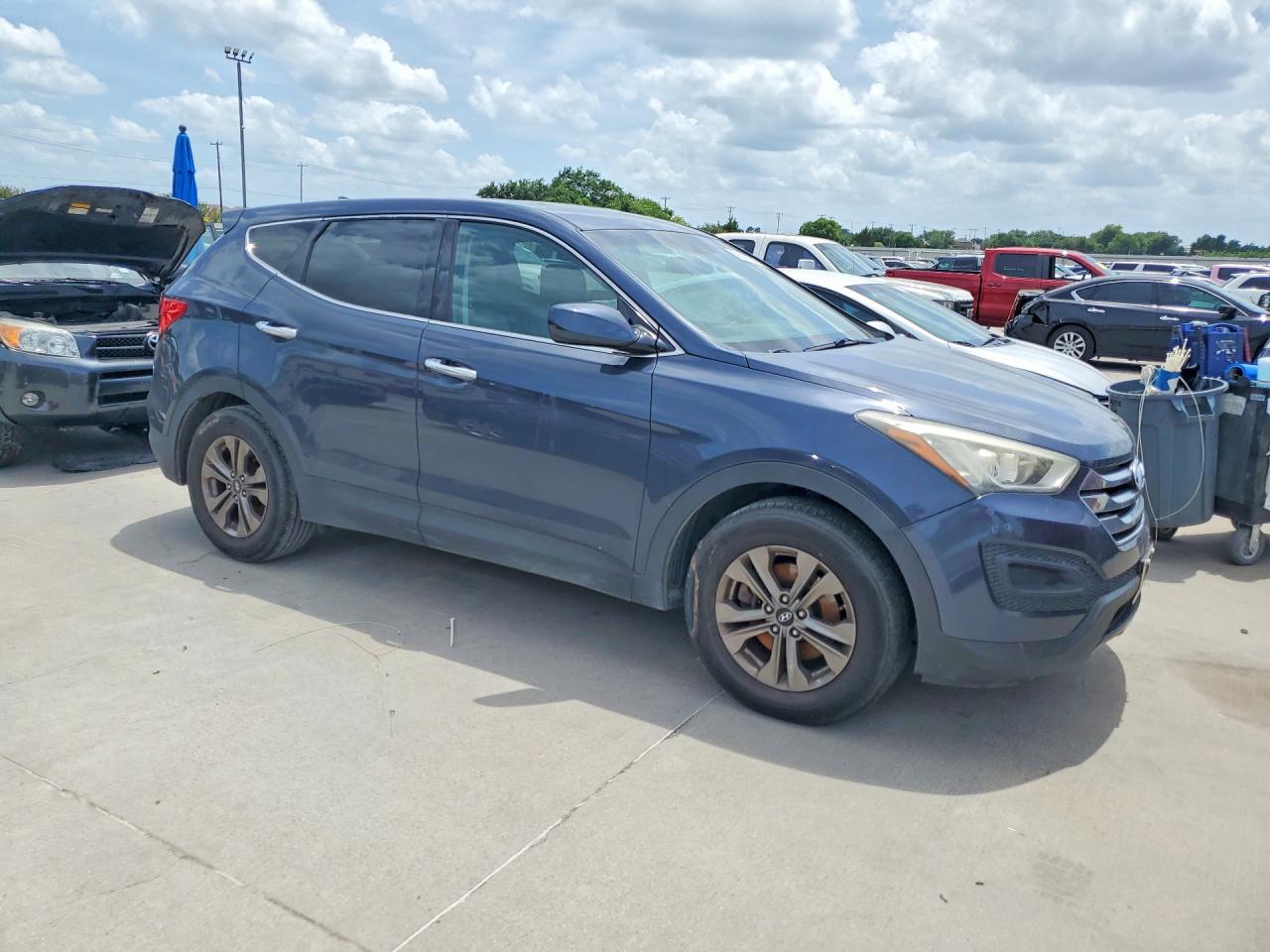 2015 Hyundai Santa Fe Sport 2.4l Blue vin: 5XYZT3LB0FG292328