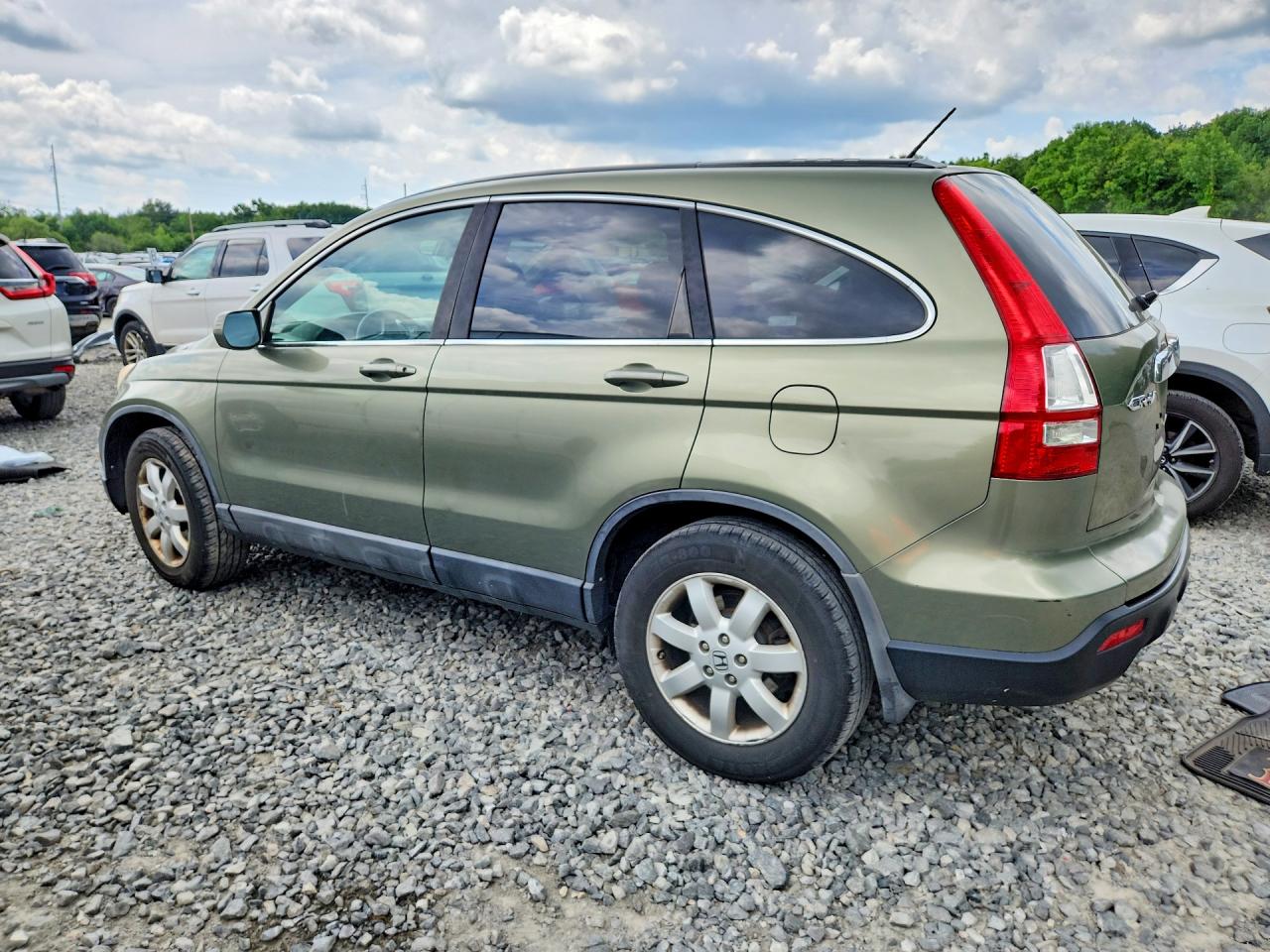 2008 Honda Cr-v Exl Green vin: 5J6RE48758L045280