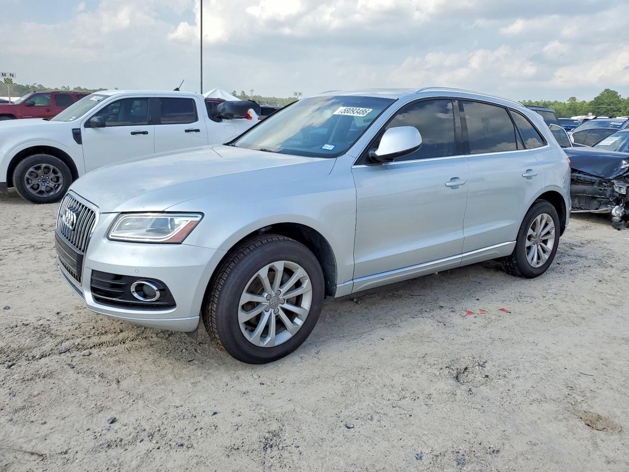 2014 Audi Q5 Premium Plus Silver vin: WA1LFAFP7EA101571
