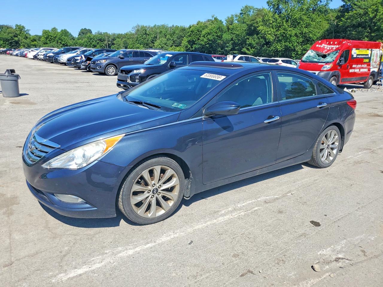 2012 Hyundai Sonata Se 2.0t Синий vin: 5NPEC4AB5CH409011