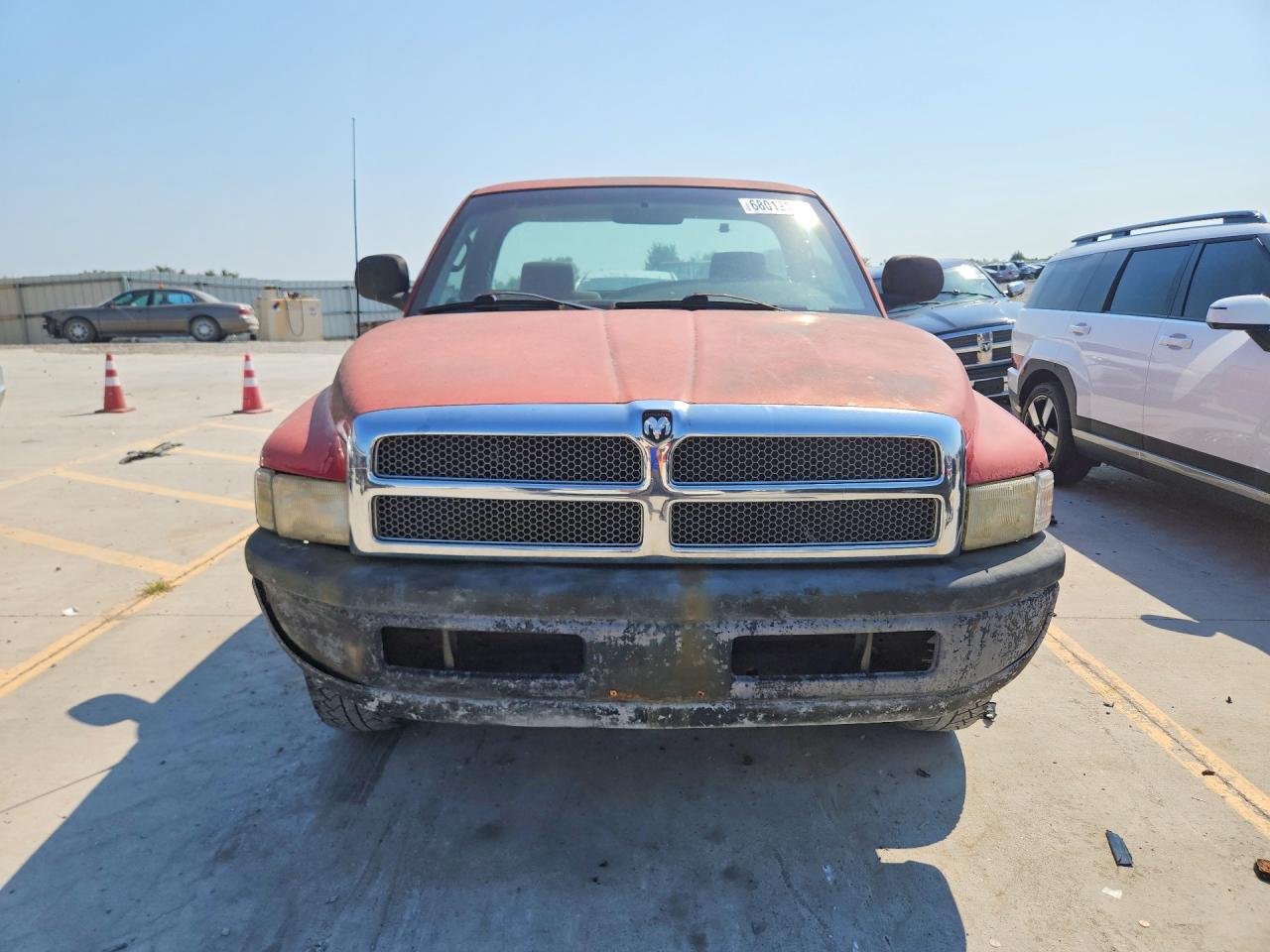 1998 Dodge Ram 1500 Red vin: 1B7HC16X5WS655854