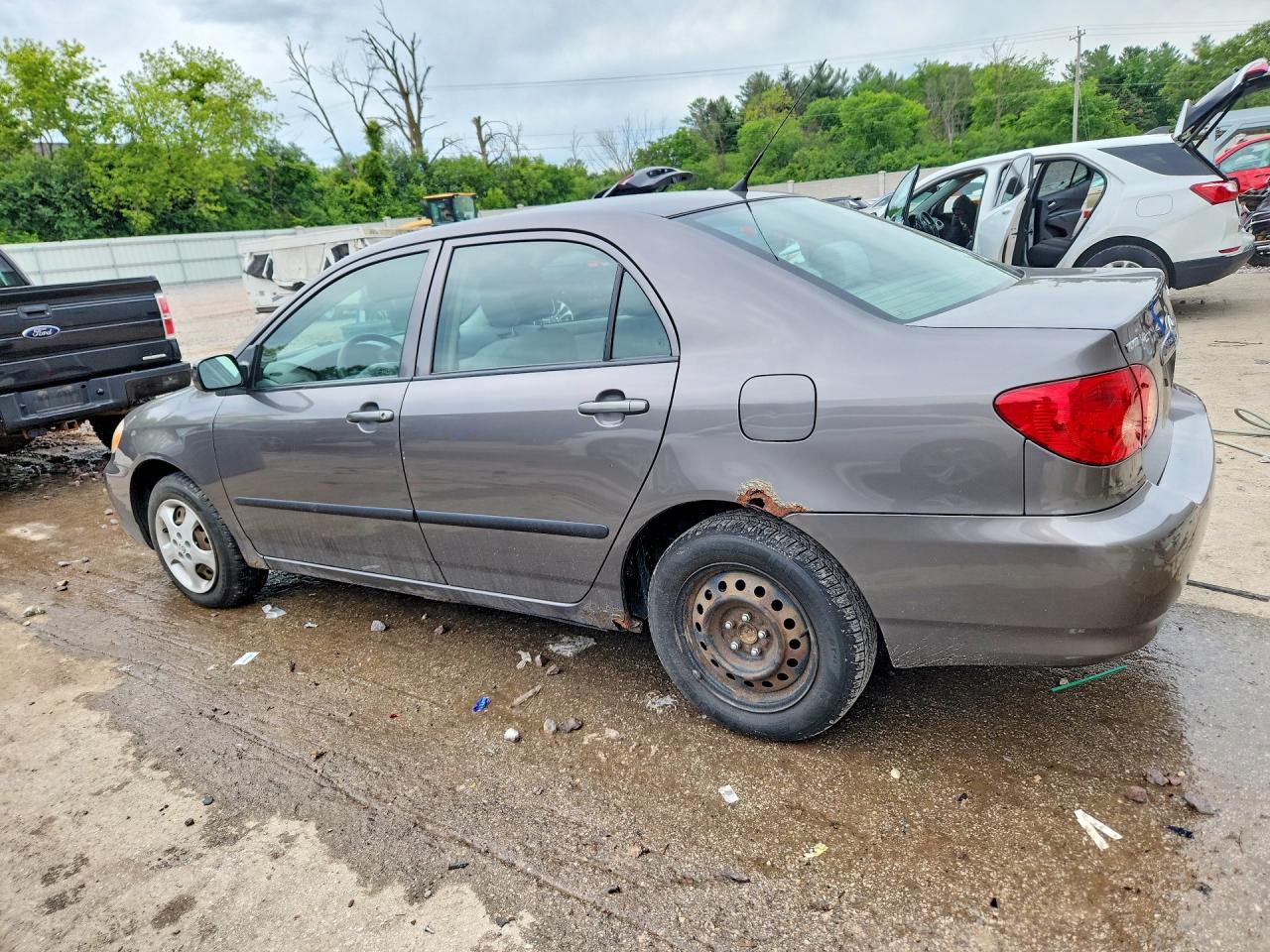 2006 Toyota Corolla Ce Gray vin: 1NXBR32E66Z624164